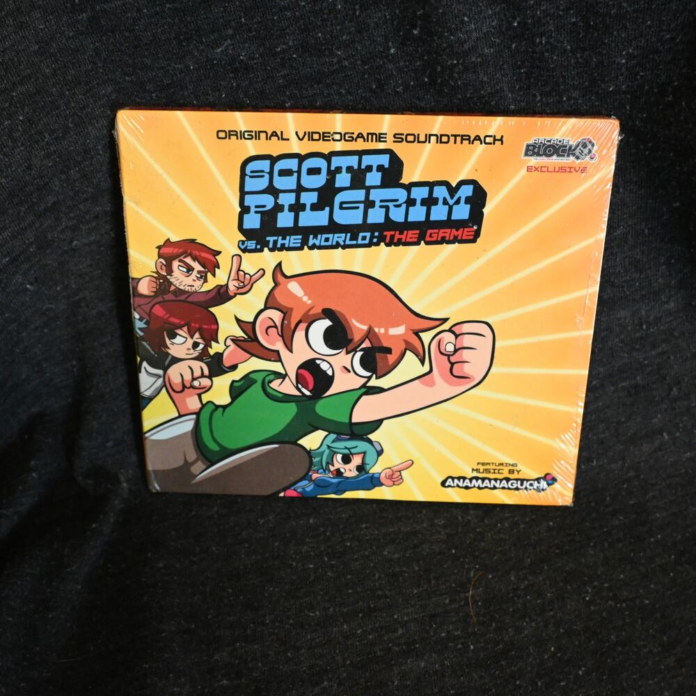 NEW Scott Pilgrim vs the World: The Game Soundtrack CD Arcade Block SEALED